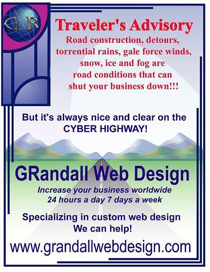 GRandall Web Design Magazine Ad