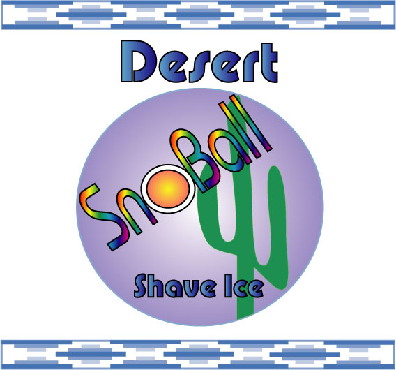 Desert Sno Ball Shave Ice Banner