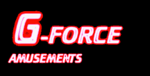 Animated G-Force Amusements Neon Logo