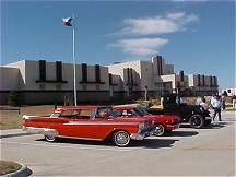 Vintage Cars at the Texas Route 66 Rest Area